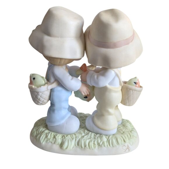 Precious Moments Figurine O-Fish-Aly Friends For A Lifetime By Enesco - Picture 2 of 12